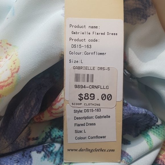 Darling Gabrielle Flared Floral Midi Dress - Picture 13 of 16